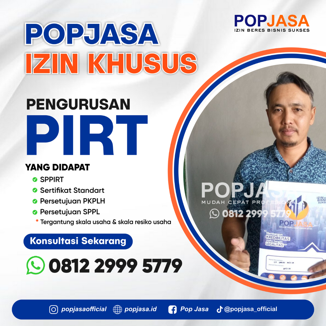 Pirt Jasa Pembuatan PIRT di Kota Madiun - 0812-2999-5779